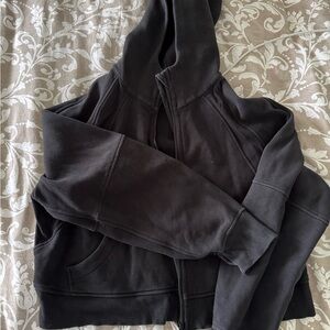 Lululemon Cropped Scuba Zip Up